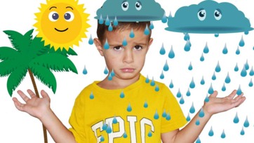 Toy Video: Rain Rain Go Away Outdoor Family Activities