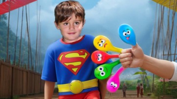 Toy Video: outdoor fun with balloons